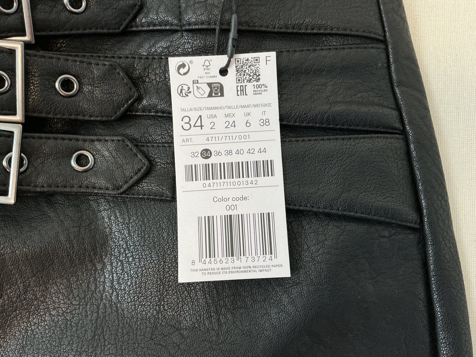 Stradivarius Kleider & Röcke: STRADIVARIUS Minirock schwarz Gr. 34 – Neu (gemäss Beschreibung) aus Richterswil von Restwert_Richterswil 4