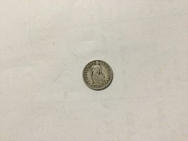 50rp Silber Münzen uhralt 1899 guten Zustand