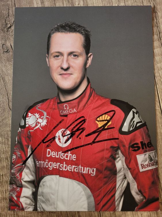 MICHAEL SCHUMACHER ORIGINAL AUTOGRAMM AB 1.- | Comprare su Ricardo