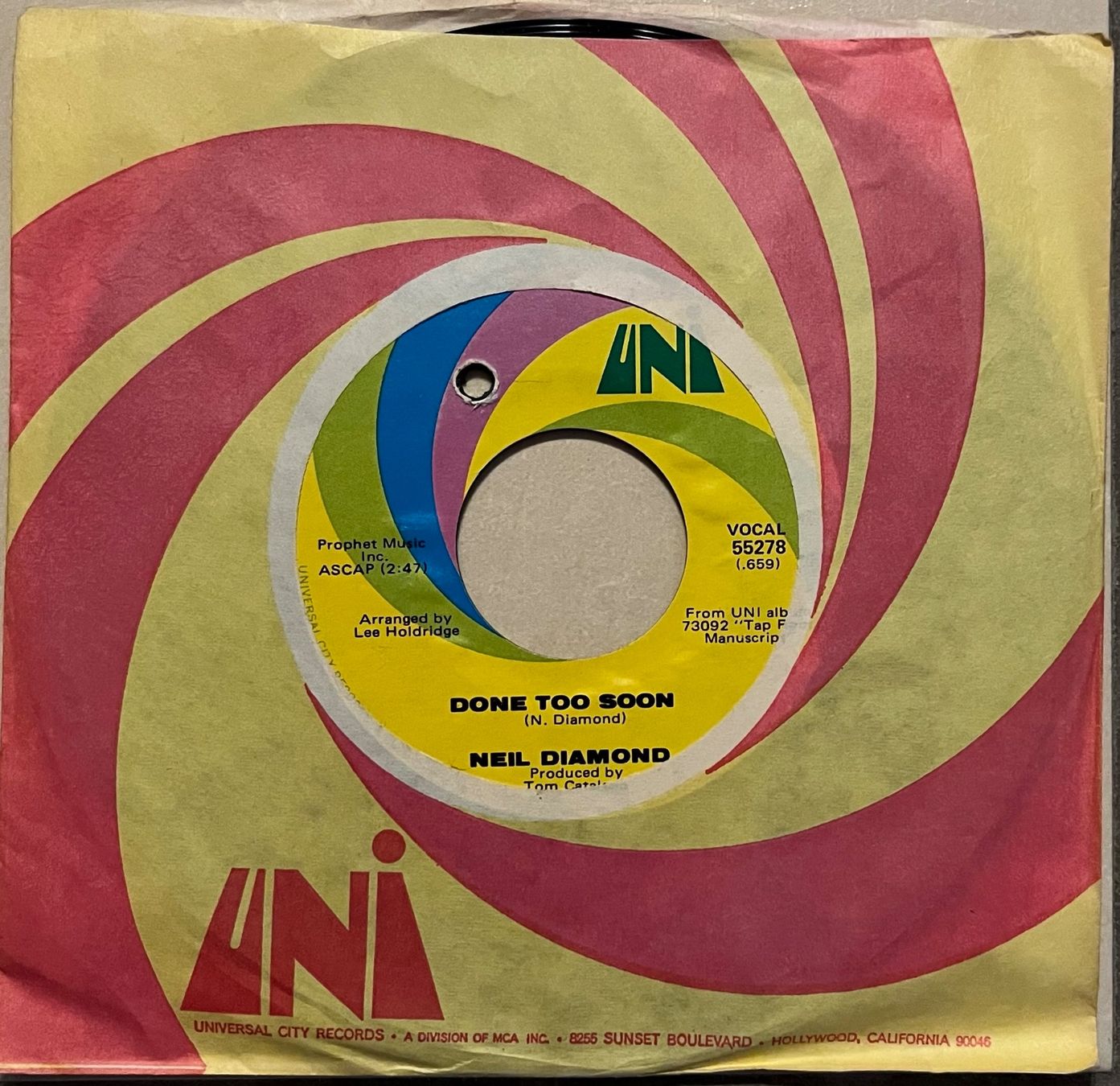 Vinyles: NEIL DIAMOND - I AM... I SAID – D'occasion à Bussigny par vinyl-pas-cher 1