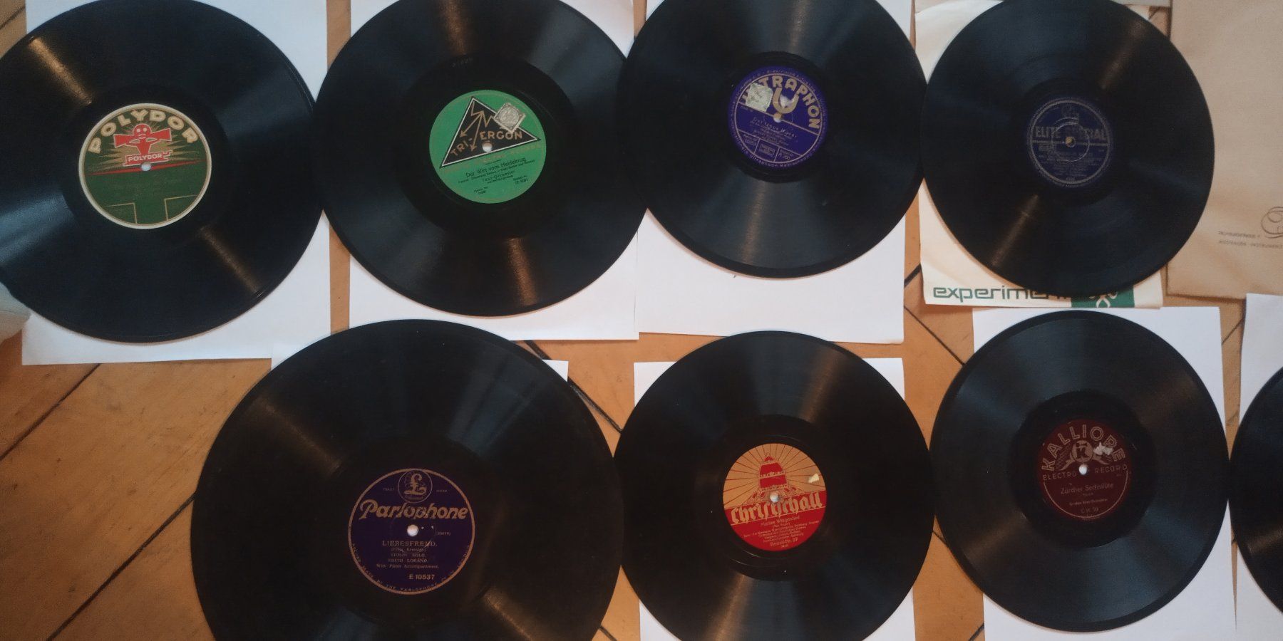 Dischi in vinile: Plattensammlung Schellack Platten antike Schellackplatten – Usato da st.gallen venduto da Strubili 1
