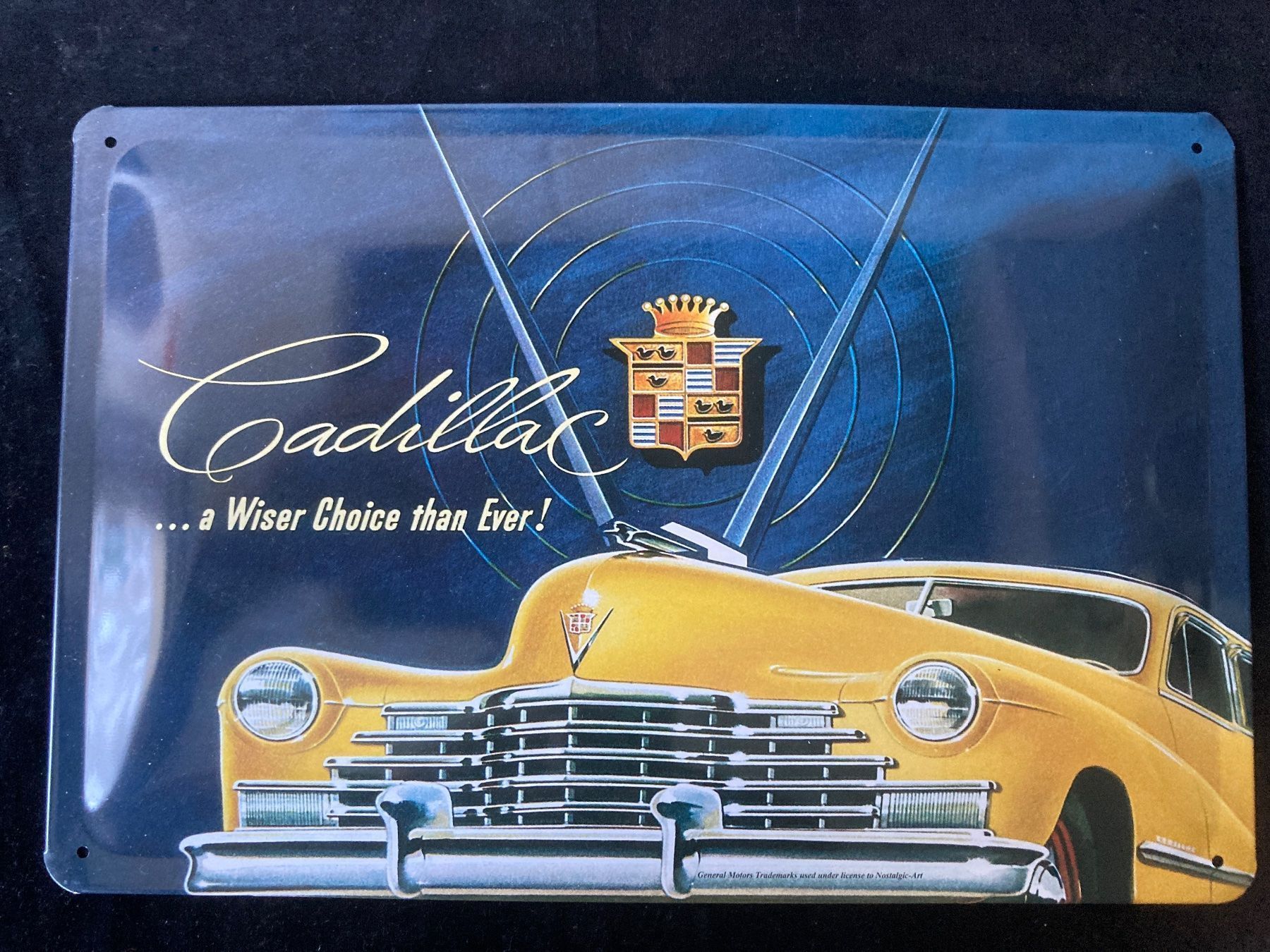 Cadillac Schilder: Blechschilde: Cadillac – Gebraucht aus Zürich von Chaeffeler