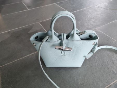 Longchamp Umhängetasche, hellblau
