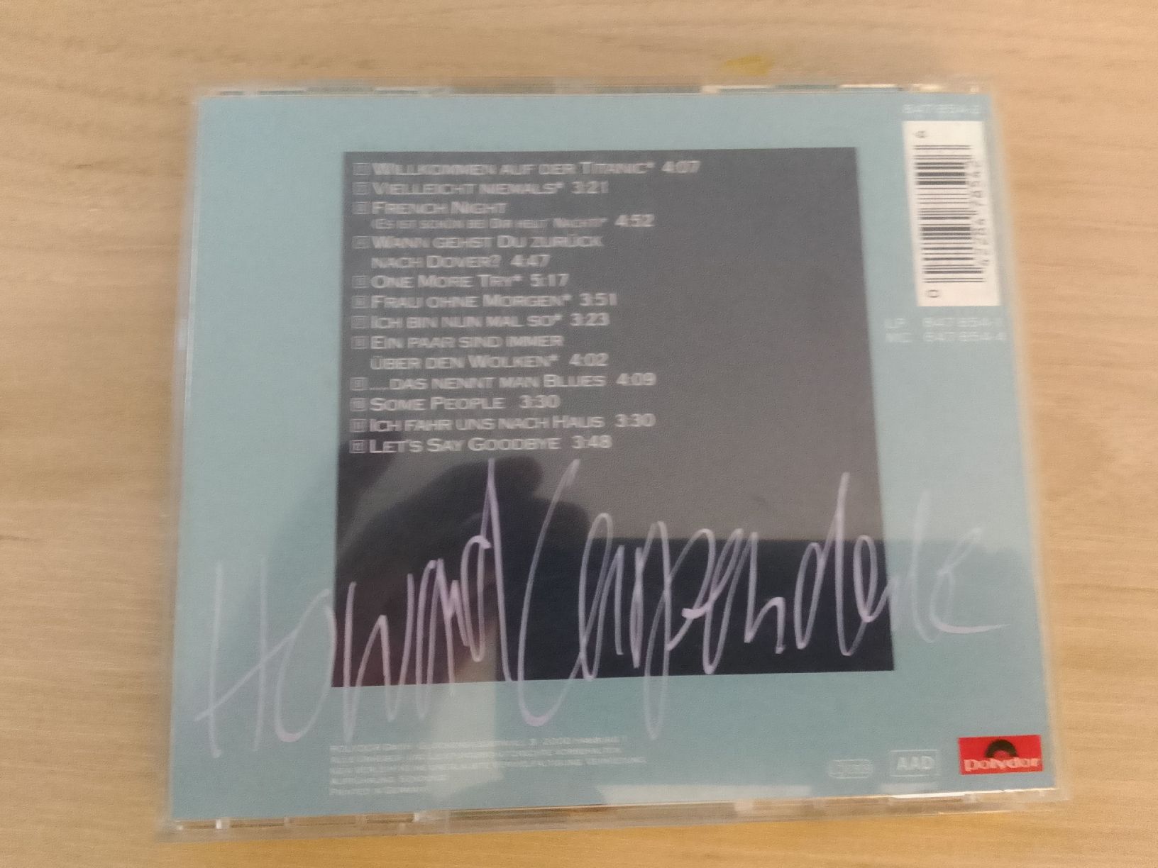 CD: Howard Carpendale – Usato da Liebefeld venduto da CD-Urs 1