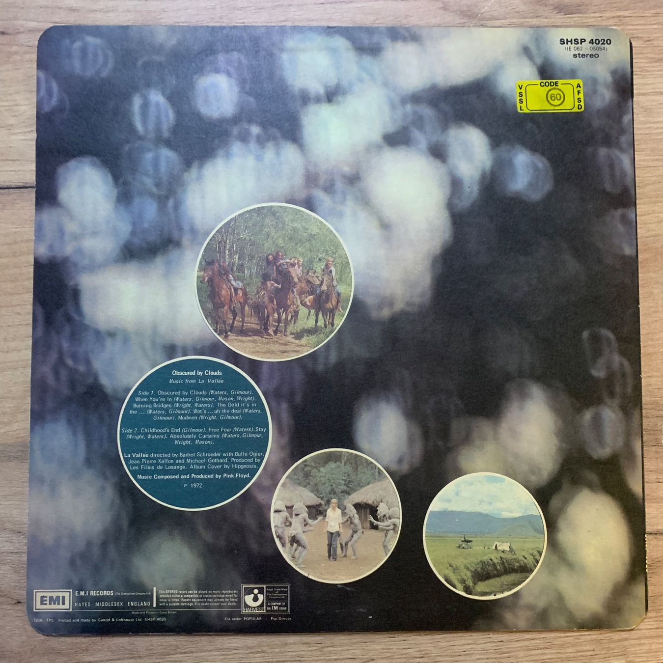 Schallplatten: PINK FLOYD - OBSCURED...RE UK 1973...VG/VG – Gebraucht aus Gals von Diskopatshop 1