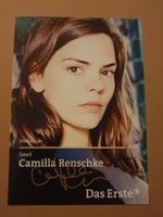 Camilla Renschke -  signiert Autogrammkarte Tatort
