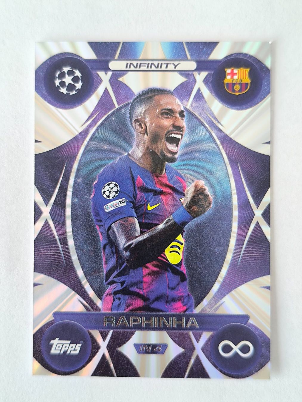 Topps Carte collezionabili: Topps Match Attax Extra 25/26 - Infinity - Raphinha - IN4 – Usato da Zürich venduto da manito89
