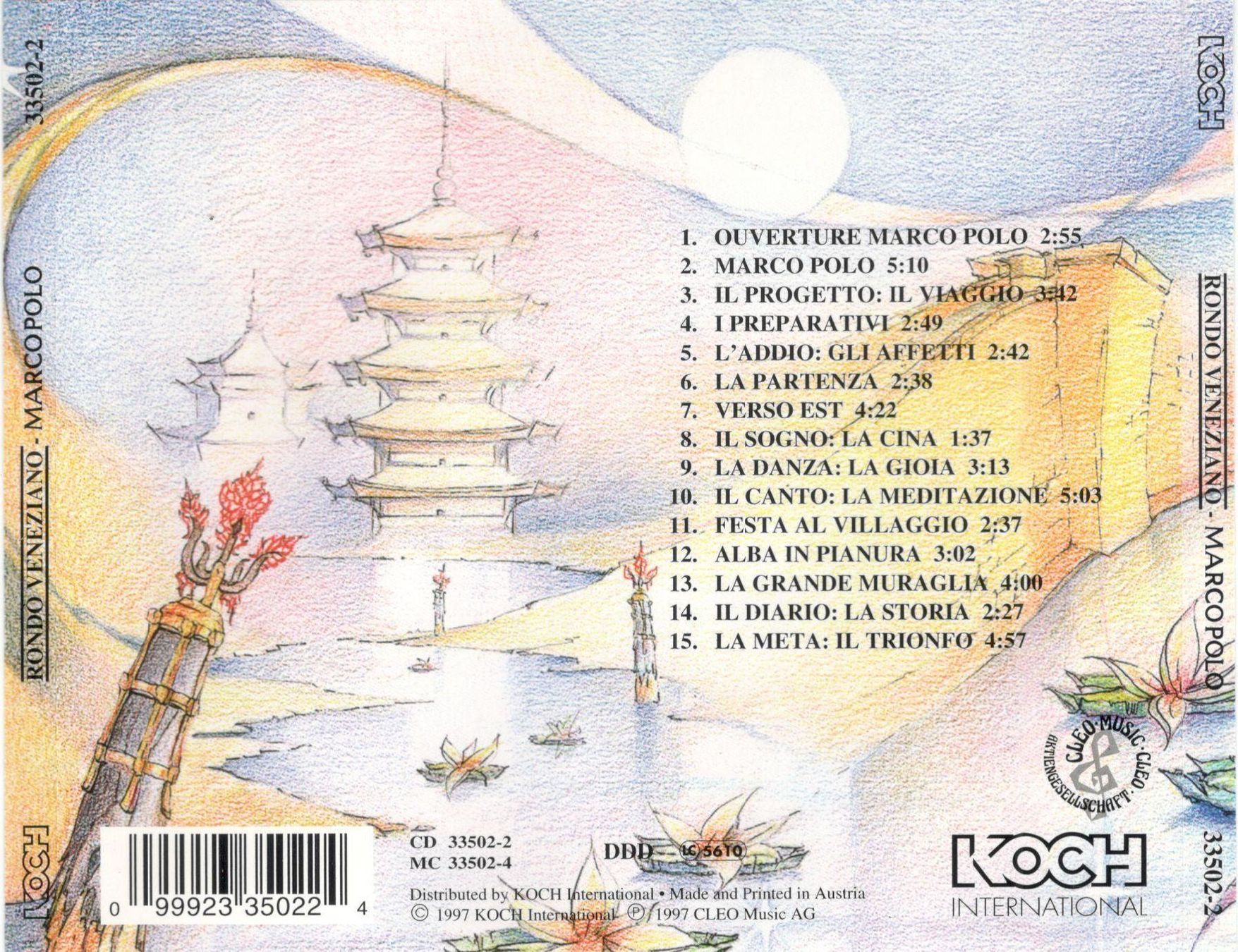 CDs: Rondò Veneziano CD Marco Polo – Gebraucht aus St. Margarethen TG von Smiley-Face 1