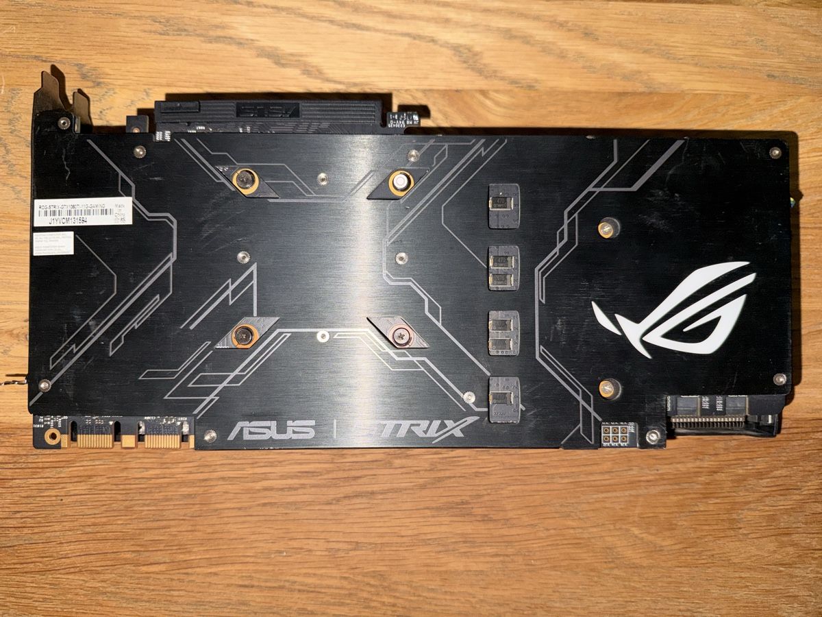 Asus Schede grafiche: ROG Strix GeForce GTX 1080Ti (16) – Usato da Baar venduto da Accenta 1