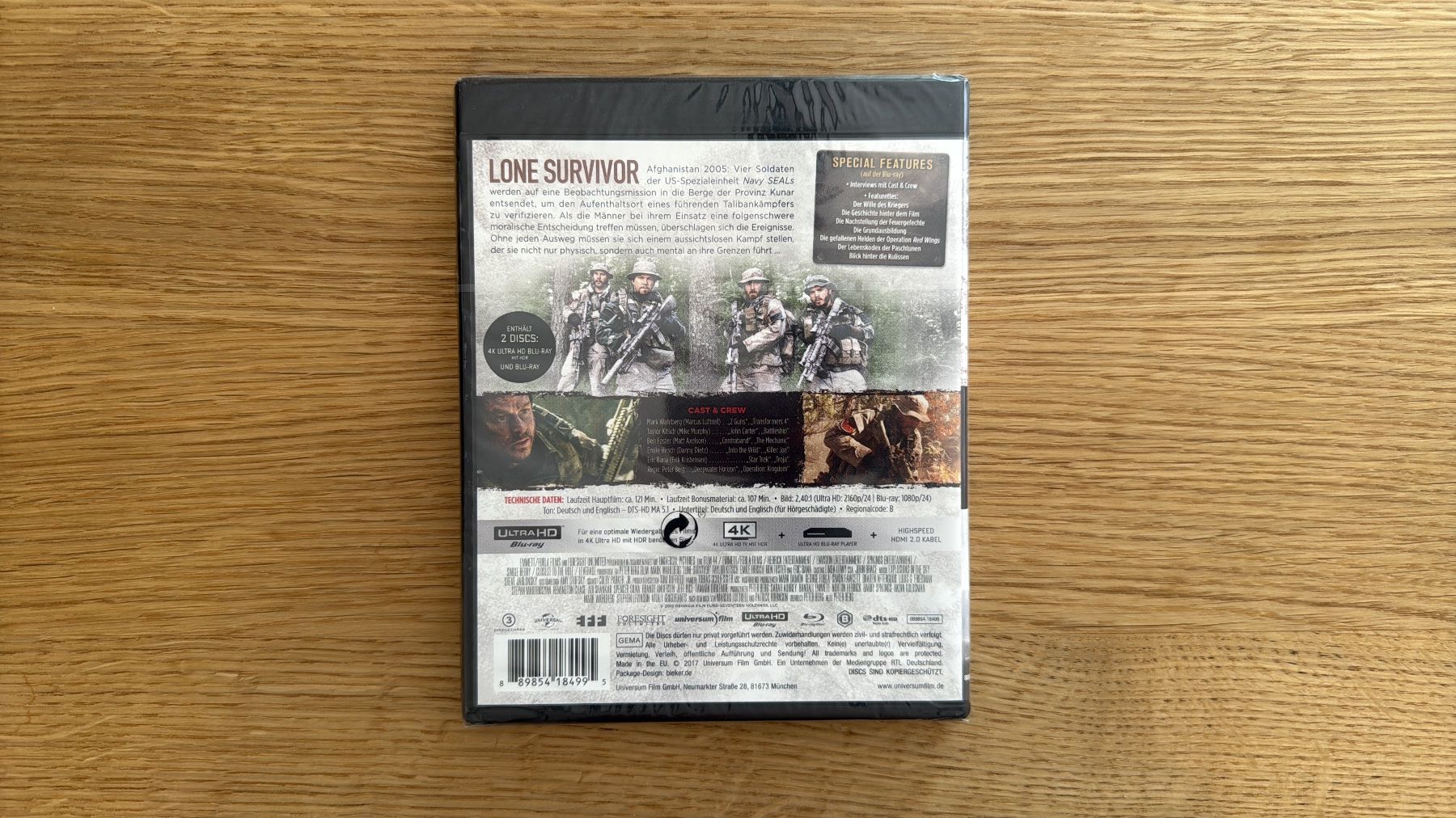 Tutti i DVDs: Lone Survivor - 4K UHD Blu-Ray – Nuovo e nell'imballaggio originale da Wallisellen venduto da Art_Vendorlay 1
