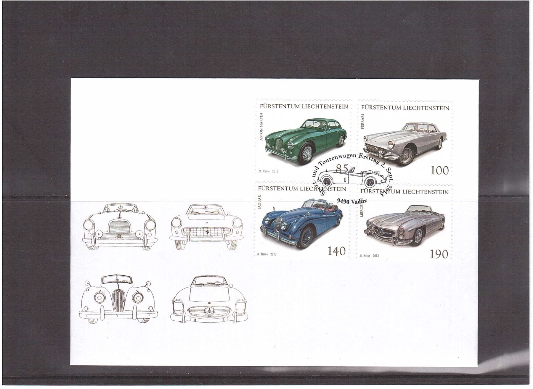 Tutti i francobolli: 2013 FDC Sport- und Tourenwagen – Nuovo (secondo la descrizione) da Rheinau venduto da loxis