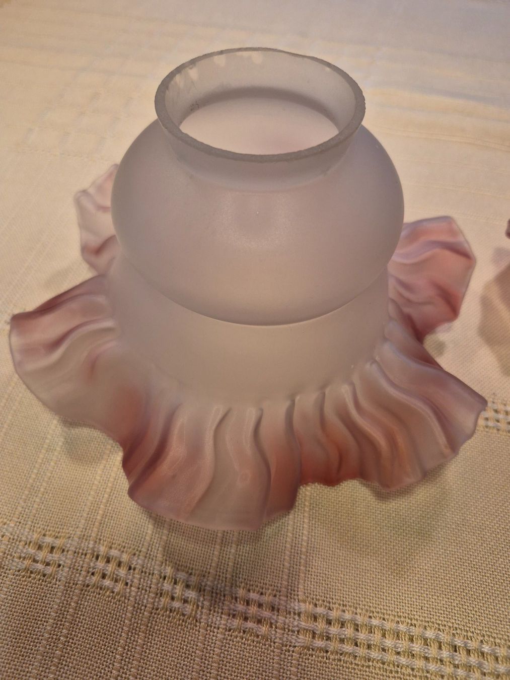 Lampen: 2 verres de lampe anciens – Gebraucht aus charmoille von mir_my9f 1