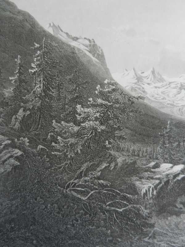 Gravures: Roseg Gletscher – D'occasion à Risch par Rischli15 3