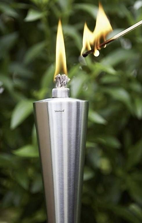 Candele: Gartenfackel "Blomus Orchos" 3x – Usato da Humlikon venduto da Holly8