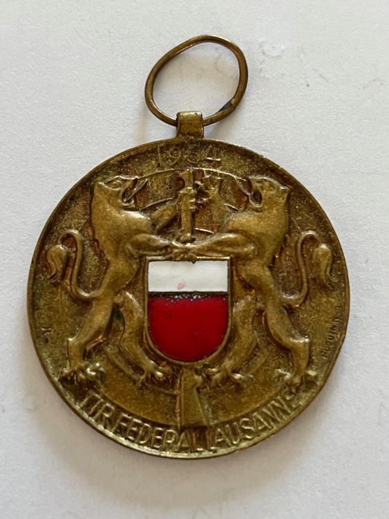 1 Medaille FIFA 1954 (Neu und originalverpackt) in St. Peterzell für