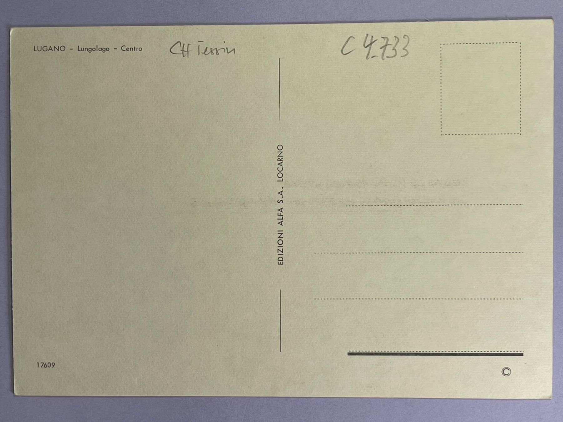 Cartes postales: Lugano - Centro – D'occasion à Steg VS par danwer74 1