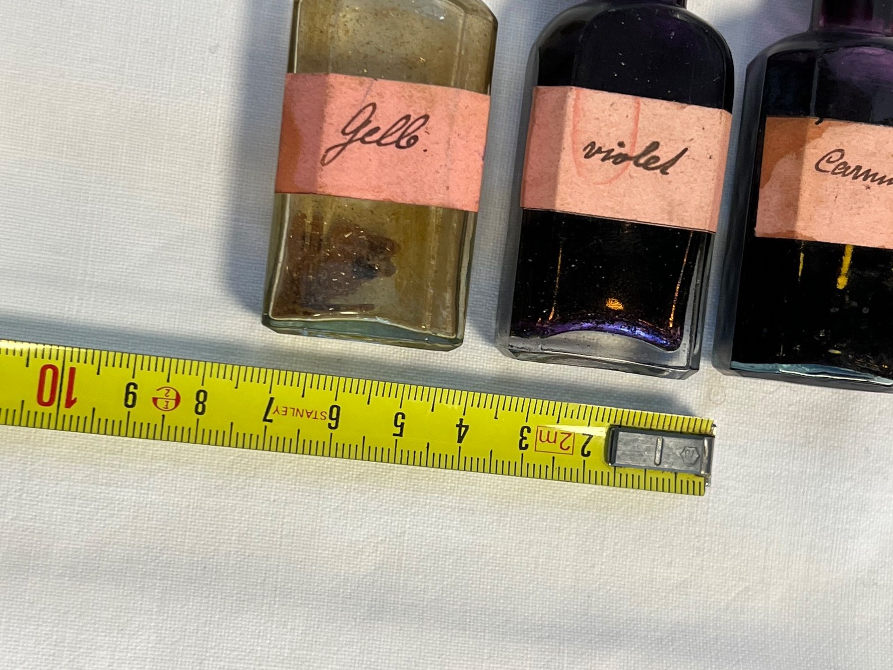 Flaconi: Antike Tusche Farben Flasche Glas Jugendstil, Malerei – Usato da Otelfingen venduto da Markthalle_C 7