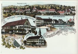 Gruss aus Hochfelden - (um 1900)
