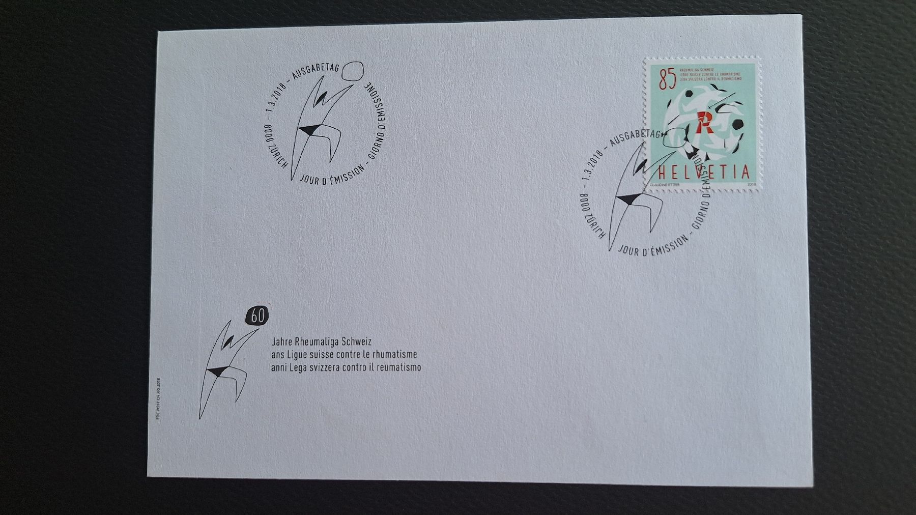 Tous les timbres: 2018,Nr.1663,FDC – Neuf (Voir description) à Pratteln par walti-6060