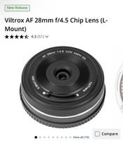 Viltrox AF 28mm f/4.5 Chip Lens (L-Mount) NEU