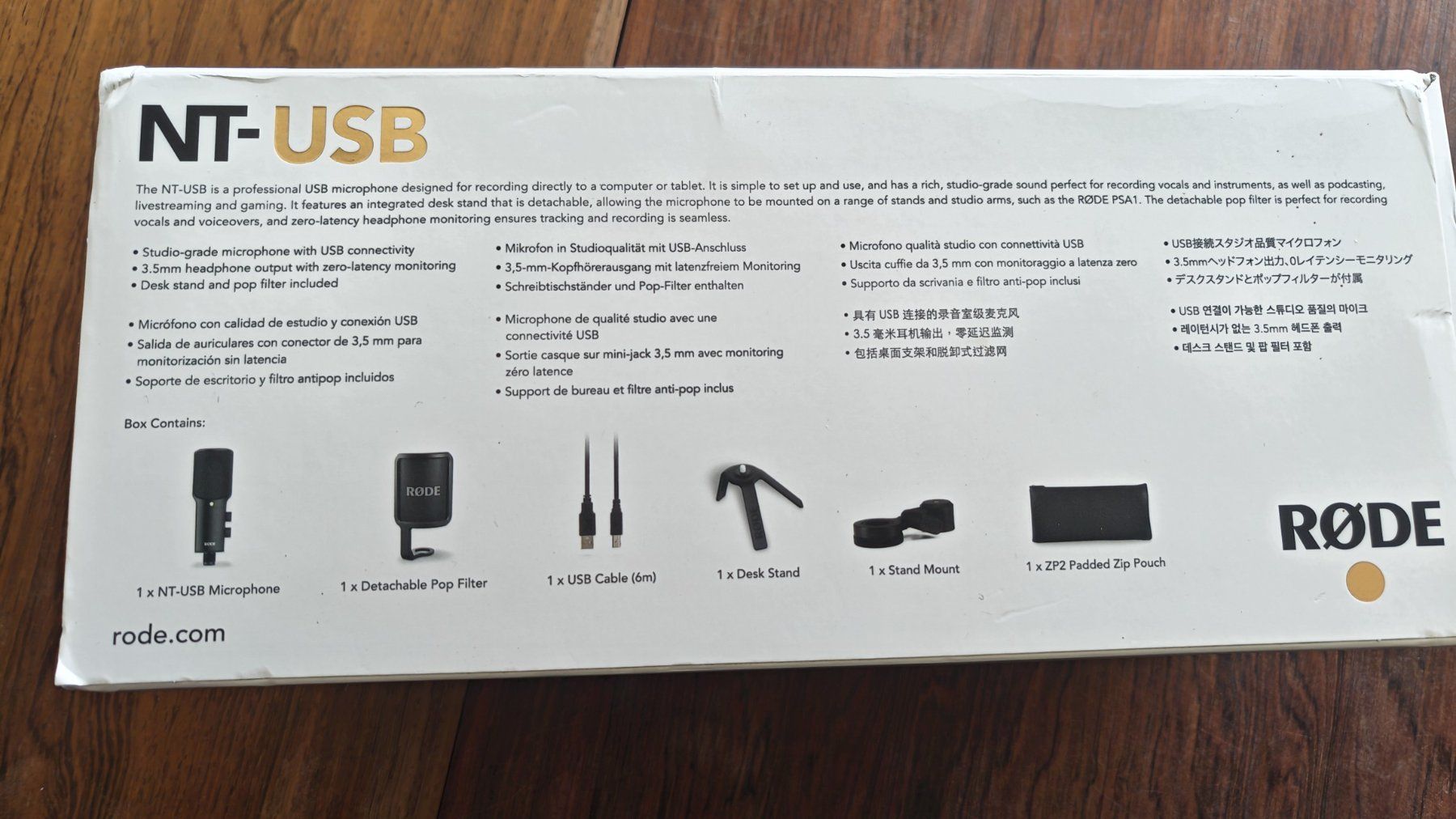 Røde Microfoni: RØDE NT-USB / Professional USB Microphone – Usato da Zürich venduto da Otsu 5