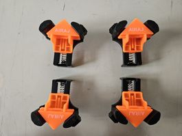 4 Winkelklemmen Airaj 90 Grad Neu