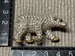 Swarovski Brosche Eisbär