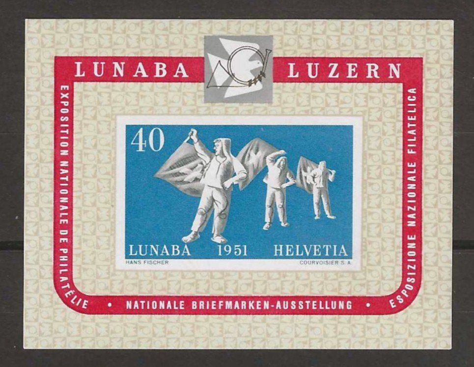 Tutti i francobolli: 1951 : Lunaba Block W32 - einwandfrei postfrisch ** – Nuovo (secondo la descrizione) da Gümligen venduto da Geniusbuy