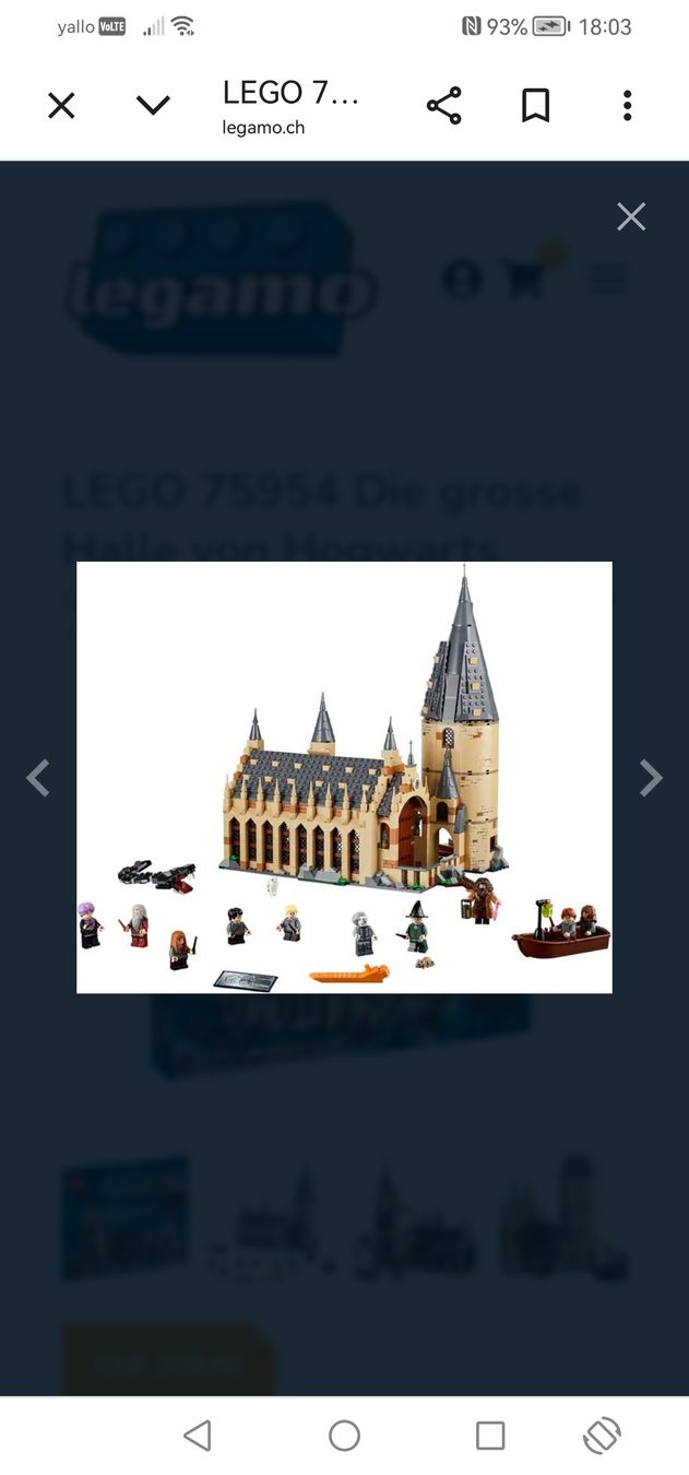 Lego Giocattoli: DIE GROSSE HALLE 75954 HARRY POTTER – Usato da Pratteln venduto da ThereseZ 1