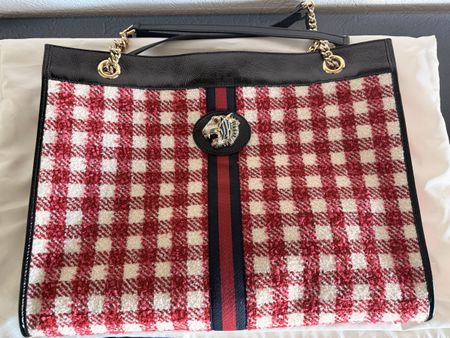 Gucci tote bag in tweed pattern