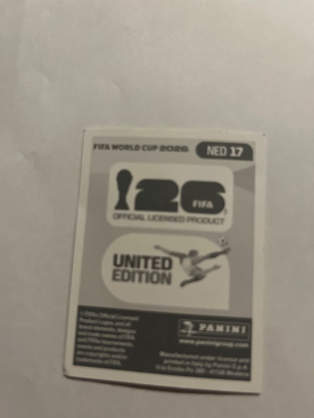 Panini Carte collezionabili: FIFA World Cup 2026 - Panini; NED 17 - Memphis Depay – Nuovo (secondo la descrizione) da Würenlos venduto da ertanural 1