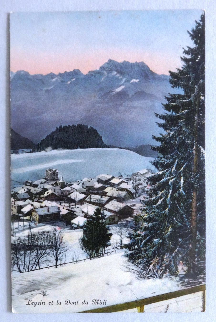 Cartoline postali: Leysin et la Dent du Midi – Usato da Fétigny venduto da Billy2miny