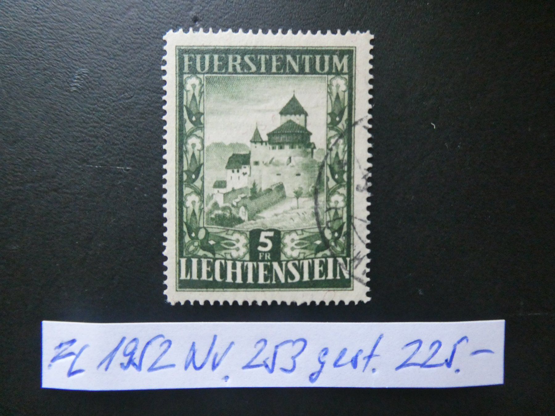 Tutti i francobolli: FL 1952 Nr. 253 gestempelt – Usato da Lausen venduto da Herbamare01