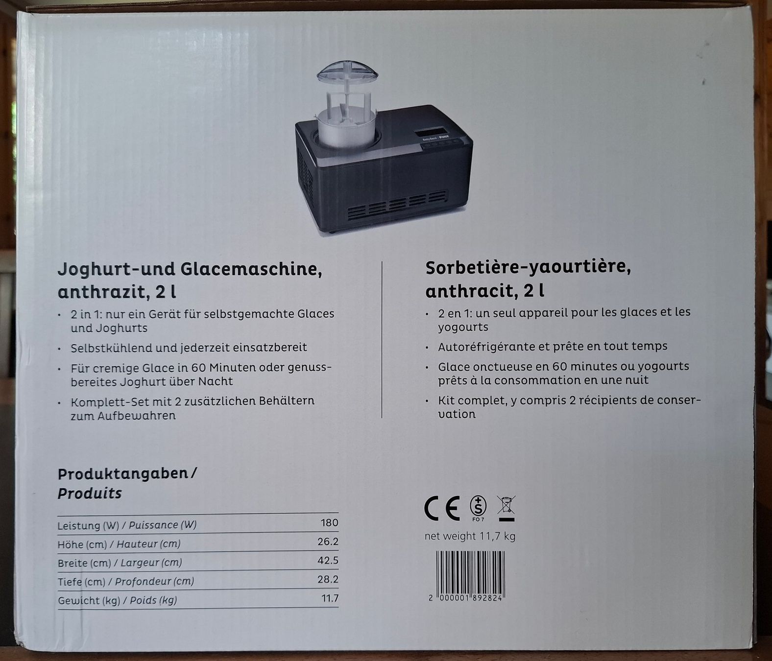 Appareils de cuisine: Glacemaschine NEU – Neuf avec emballage d'origine à Nennigkofen par fel_wzw6 2