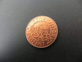 Jeton Aarau 1 Pfennig 1983 - Historischer Markt