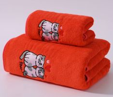 Set Badetuch, Handtuch, Korallenvlies, neu