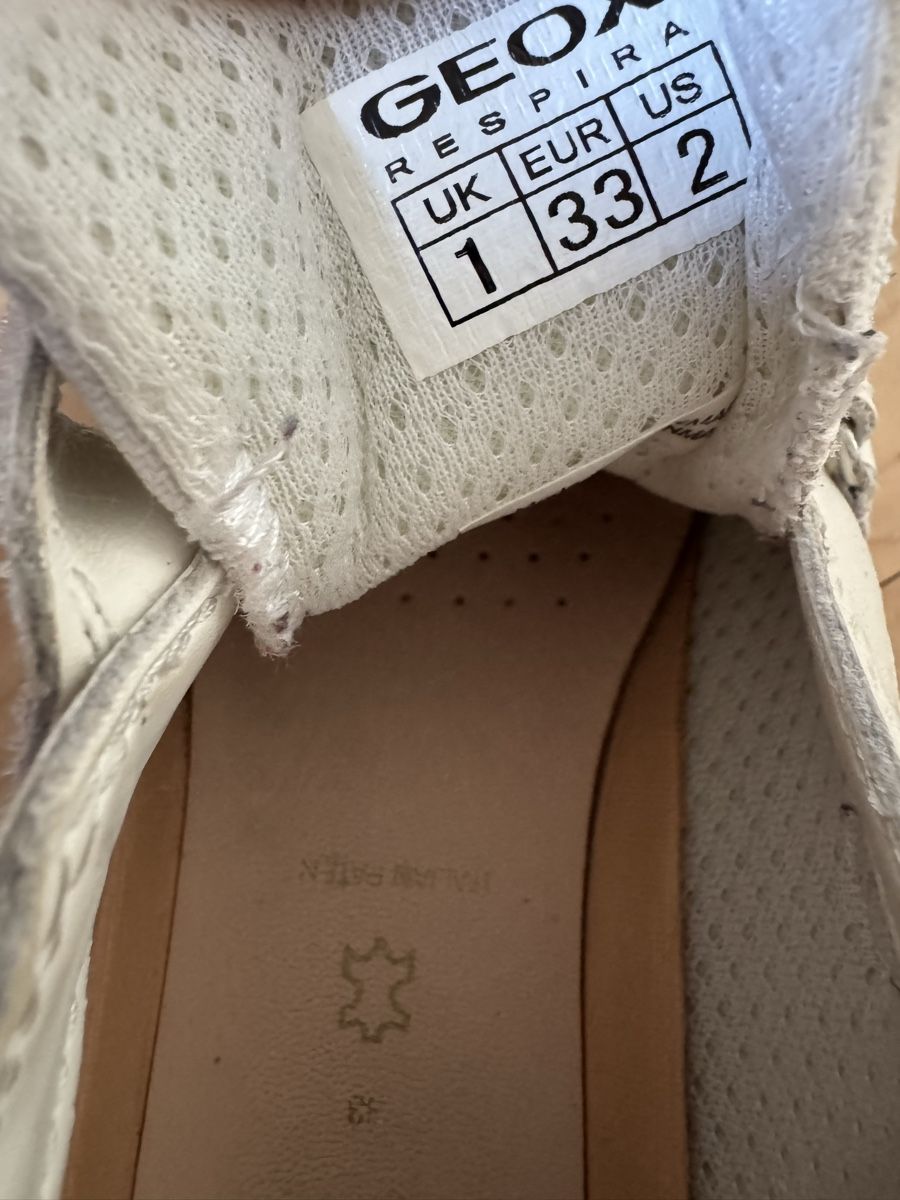 Geox Schuhe für Jungen: GEOX Panda Sneaker Weiss Gr. 33 – Neu (gemäss Beschreibung) aus Basel von mot_2r9g 7