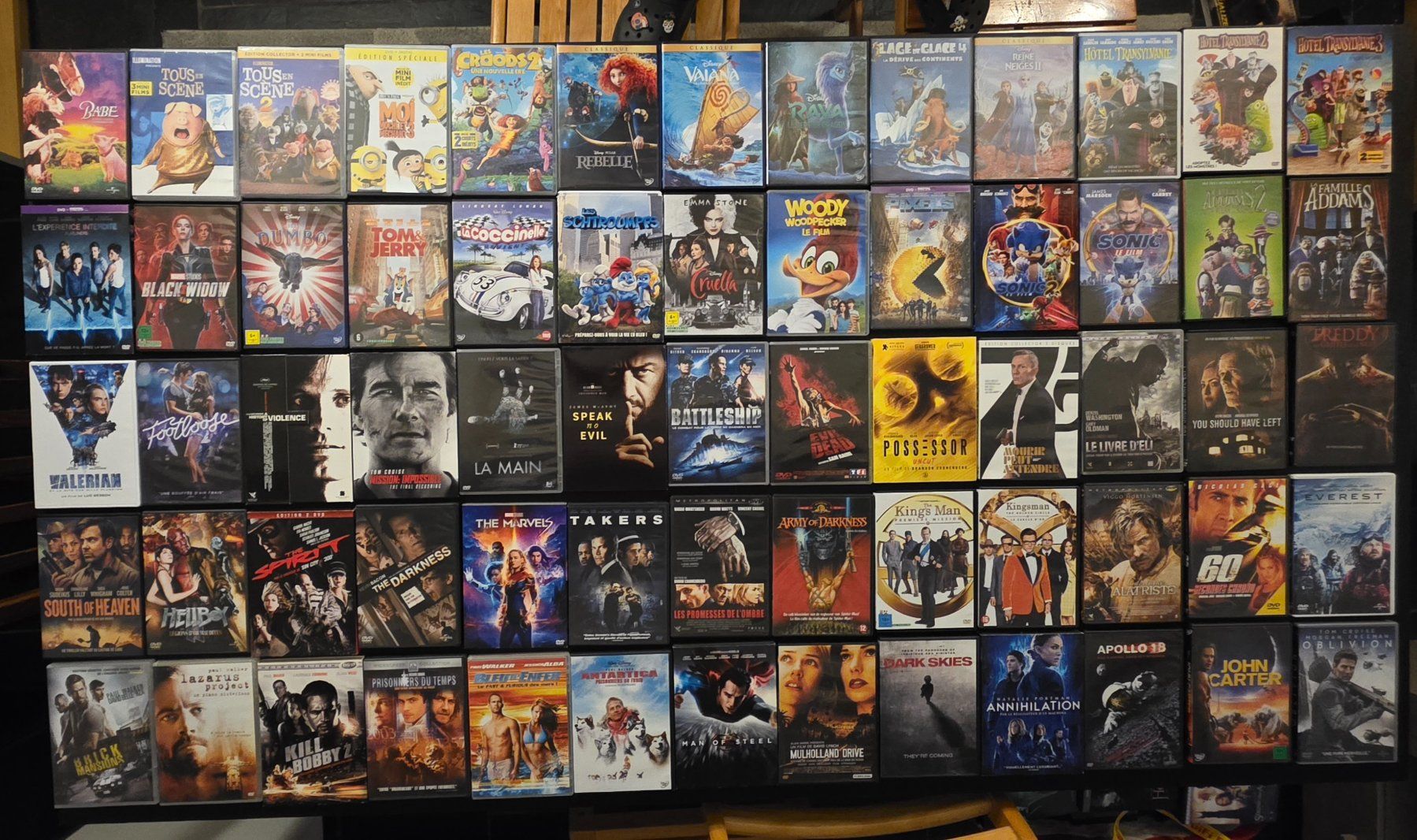 Alle DVDs: Lot de 737 DVDs + 16 BLU RAYs – Gebraucht aus Cheyres von Saby20 5