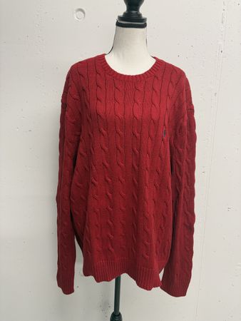 Polo Ralph Lauren Pullover rot XXL Baumwolle rundhals