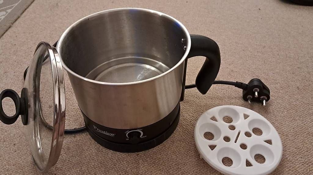 Wasserkocher: Kettle/egg boiler – Neu und originalverpackt aus Zürich von shr_6v9h