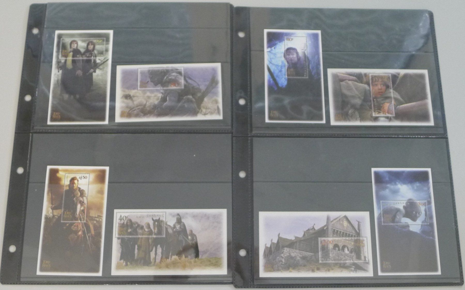 Alle Briefmarken: 2002, HERR DER RINGE Briefmarken aus Neuseeland postfrisch** – Gebraucht aus Sursee von Luzernerraute