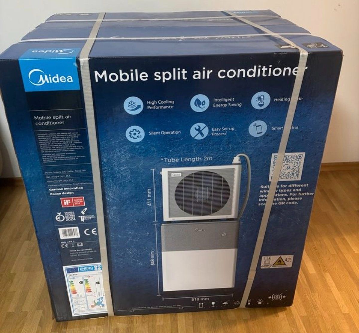 Condizionatori: Midea Portasplit mit 12000 BTU -+++NEU +++- – Nuovo e nell'imballaggio originale da Arlesheim venduto da Sannyy