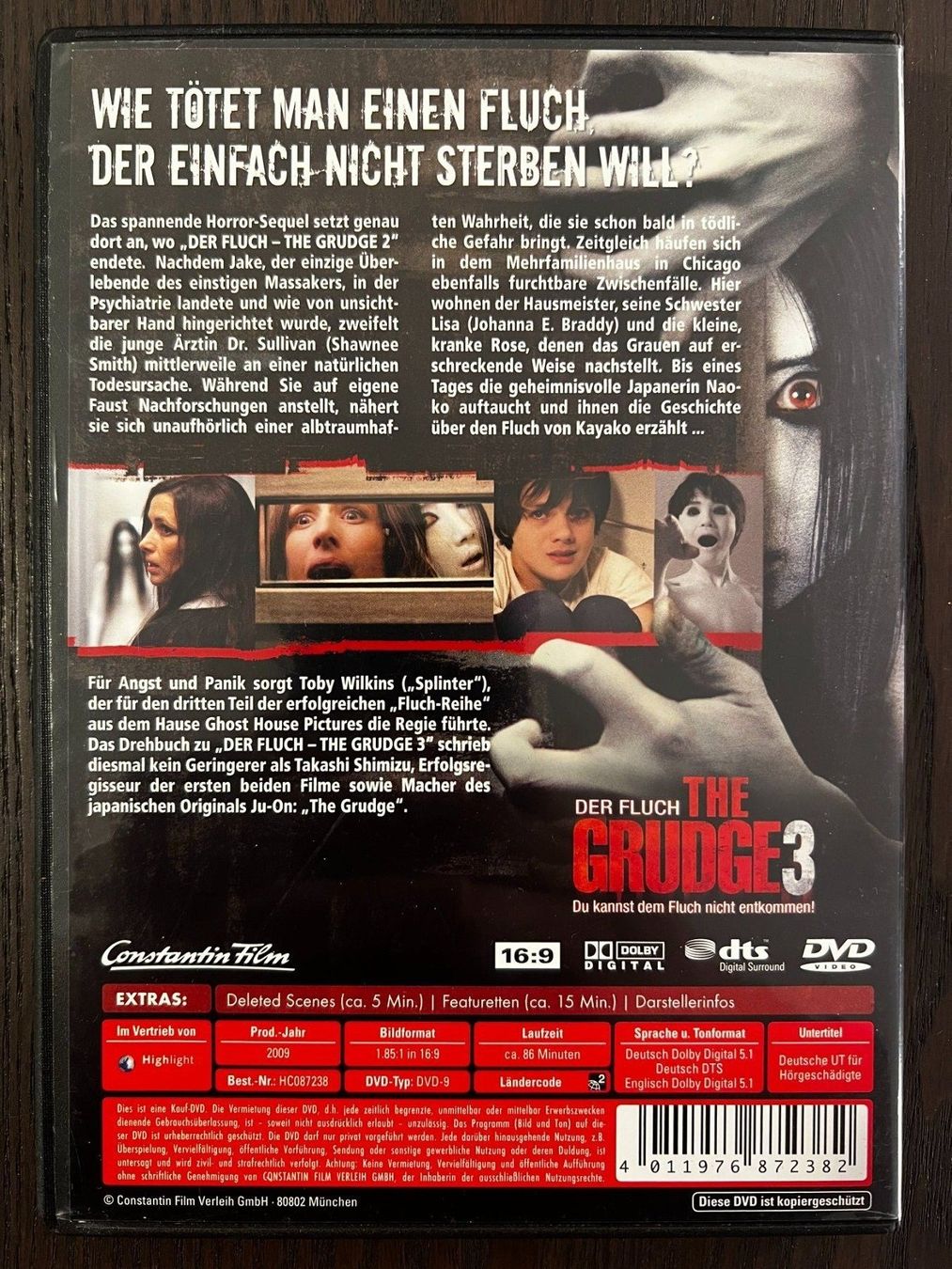 Tutti i DVDs: Der Fluch - The Grudge 3 – Usato da Zürich venduto da FilmFreunde 1