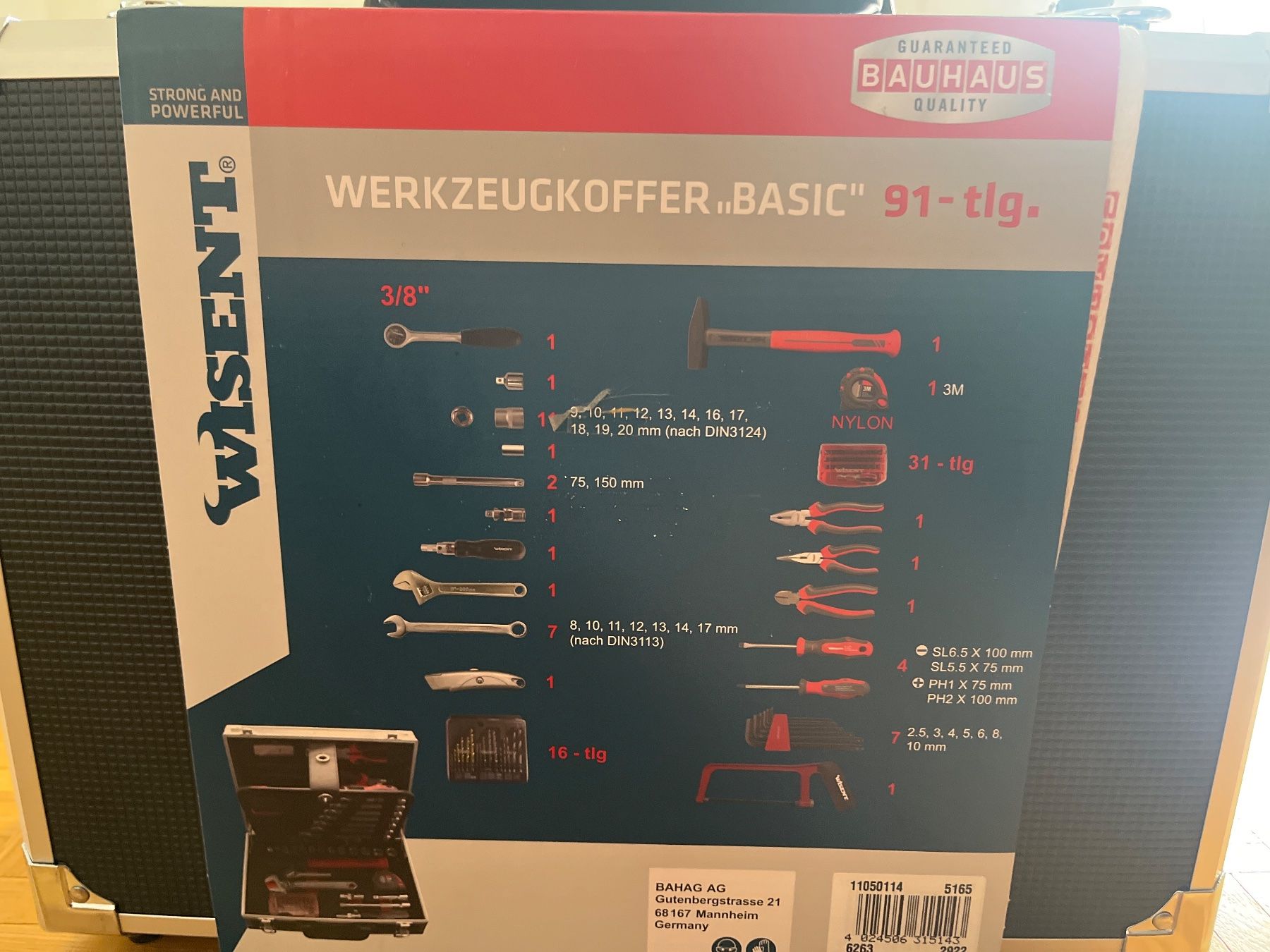 Alle Werkzeuge: Werkzeugkoffer Basic, 91-teilig, neu – Neu und originalverpackt aus Uster von mad_9q6p 2