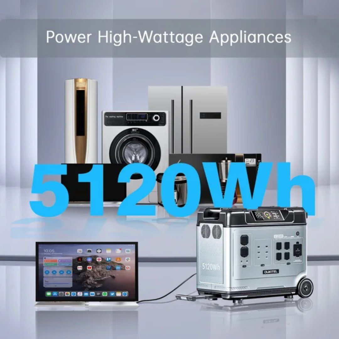 Ecoflow Generatori di corrente: OUKITEL BP2000 Pro Generator 3600W Solargenerator Stromgener – Nuovo e nell'imballaggio originale da Basel venduto da Moebeloutlet1 7
