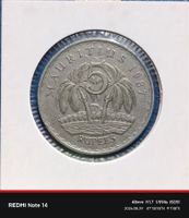 MAURITIUS - 1987 - 5 RUPEES - SEHR SCHOEN IN MUENZKARTON