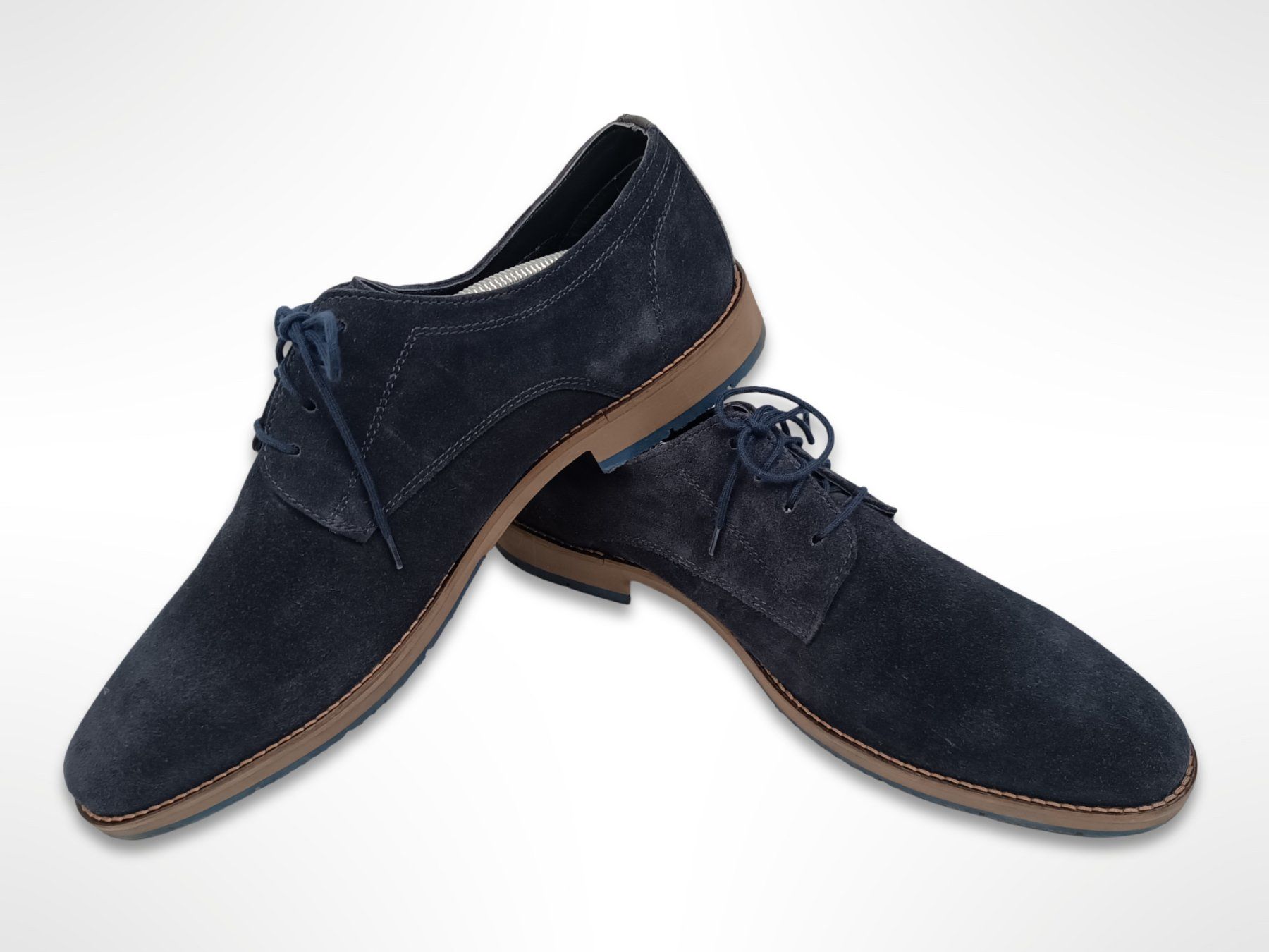 Herrenschuhe: VARESE Blauer Businessschuh Gr. 45 – Gebraucht aus Suhr von Restwert_Suhr