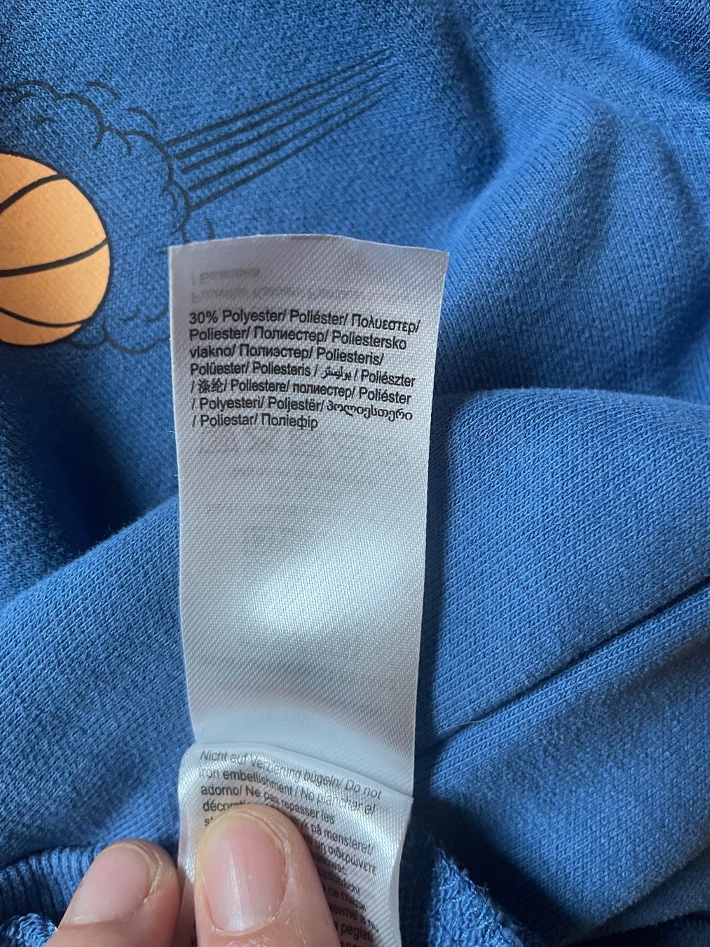 Tom Tailor Pullover & Sweatshirts: Tom Tailor Sweatshirt Pullover blau Basketball 116 – Gebraucht aus Clarens von Lois86 4