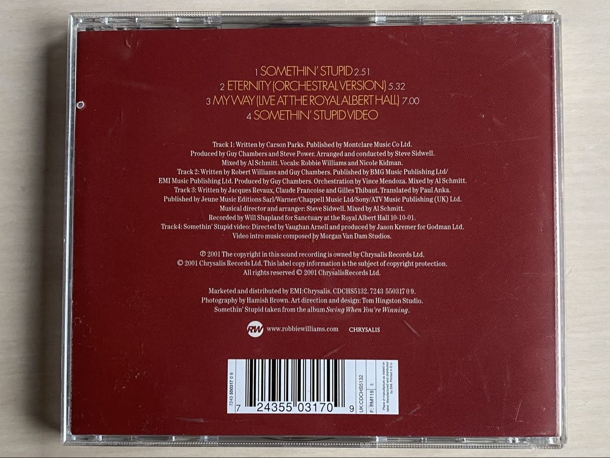 CD: Robbie Williams & Nicole Kidman CD – Usato da Oberried Brienz venduto da Chyara 1