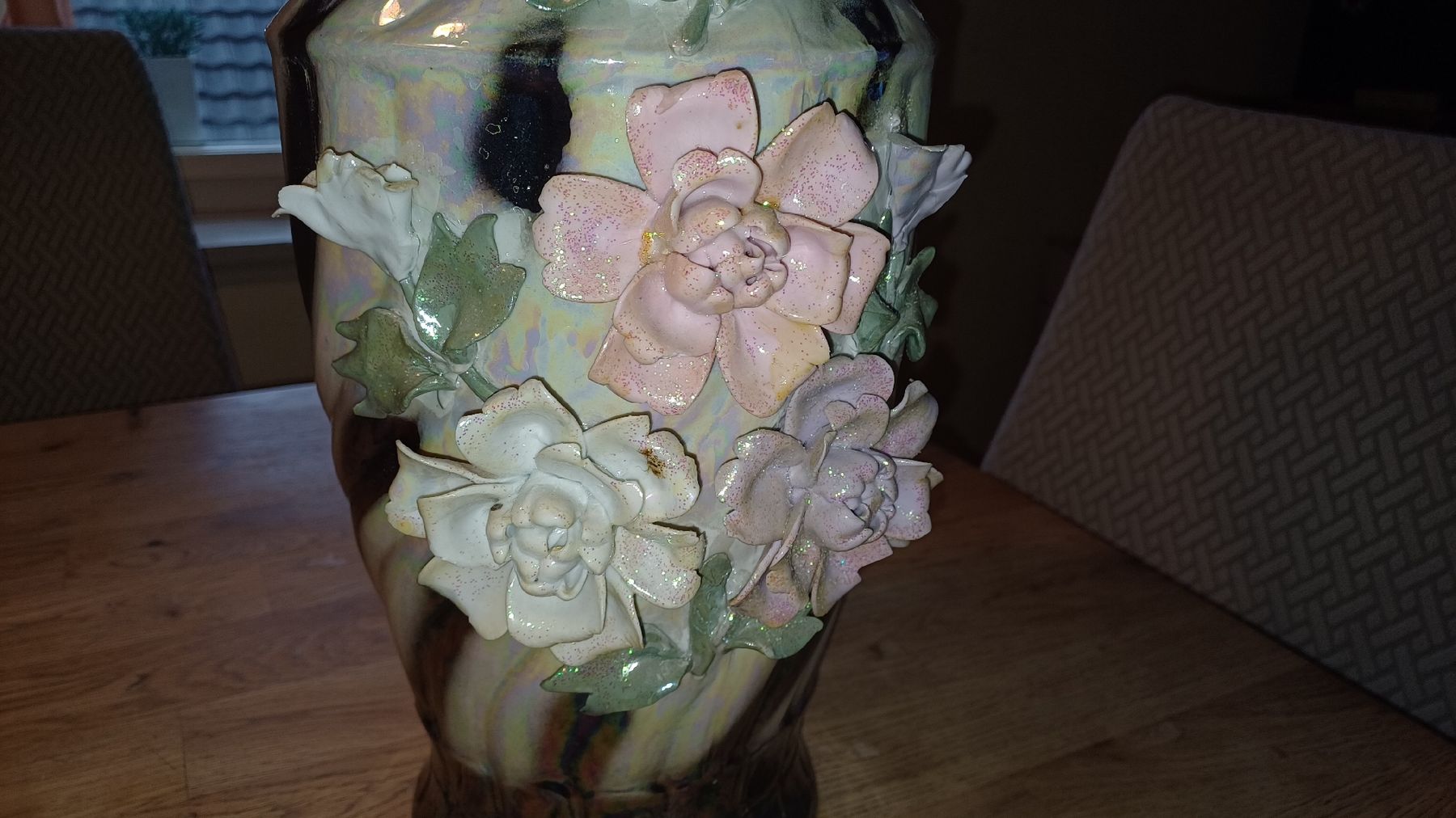 Vasi & Recipienti: Grosse Bodenvase mit Blumen – Usato da Flawil venduto da Naphtali 6
